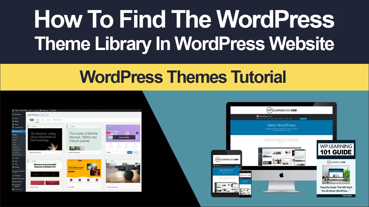 how-to-find-wordpress-theme-library-in-wordpress-step-by-step-tutorial