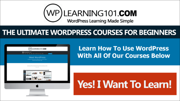 WordPress Training Courses - WP Learning 101