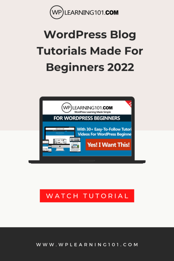 WordPress Blog Tutorials Made For Beginners 2022 (FREE STEP BY STEP ...